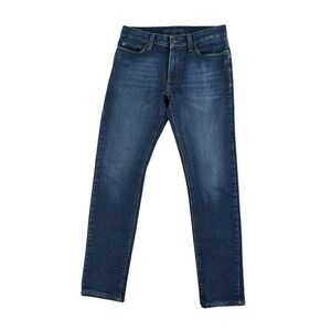 Mott‎ & Bow Jeans Mens 30x28 Blue Dark Wash Skinny Stretch Denim Pants